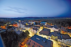 Uitzicht vanaf Hunguest Hotel Panoráma